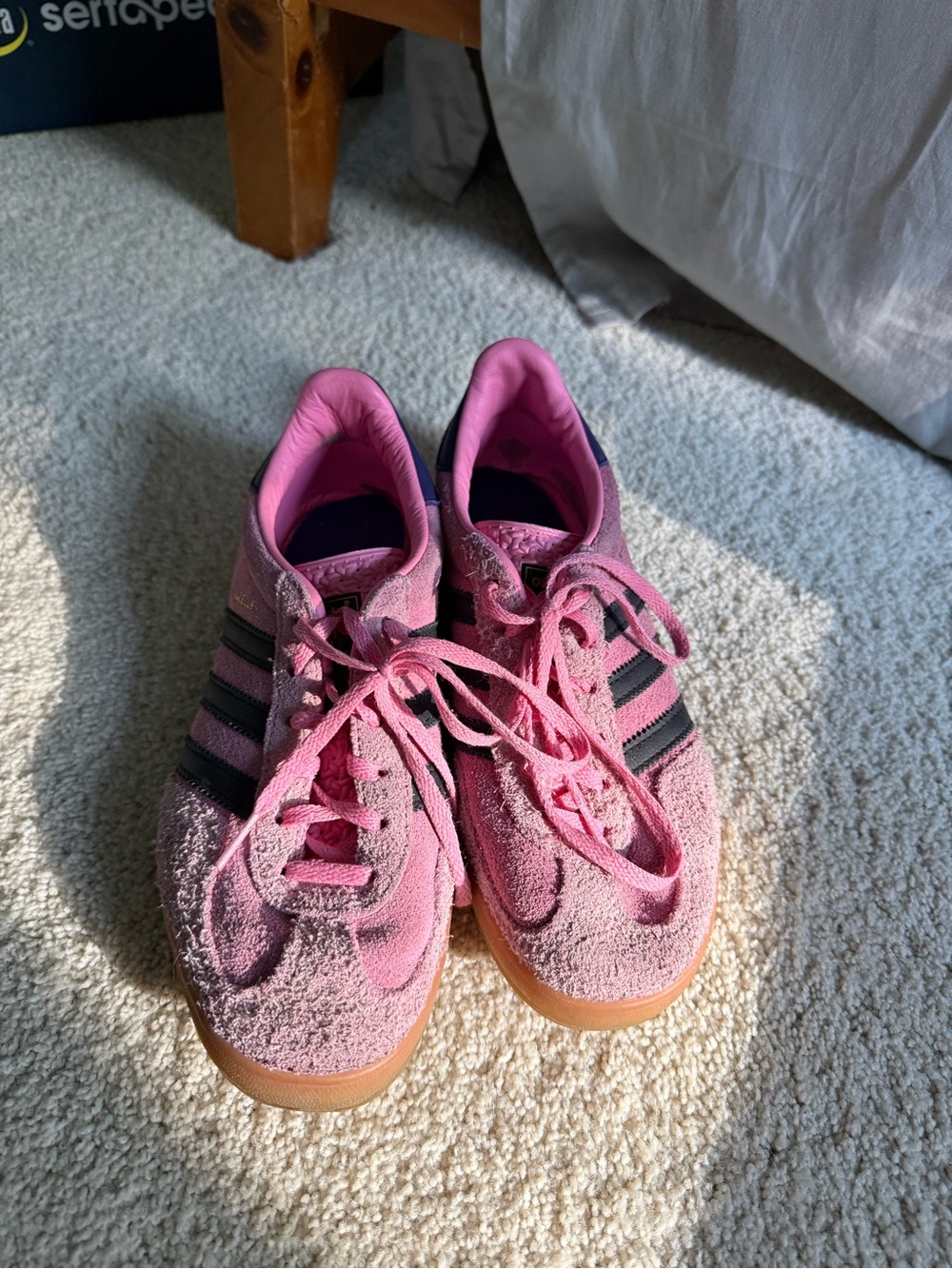 adidas Pink gazelles